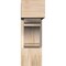 Ekena Millwork Olympic Block Smooth Bracket w/ Offset Brace, Douglas Fir, 7 1/2"W x 22"D x 22"H BKT0806X22X22OLY05SDF - alternate 2